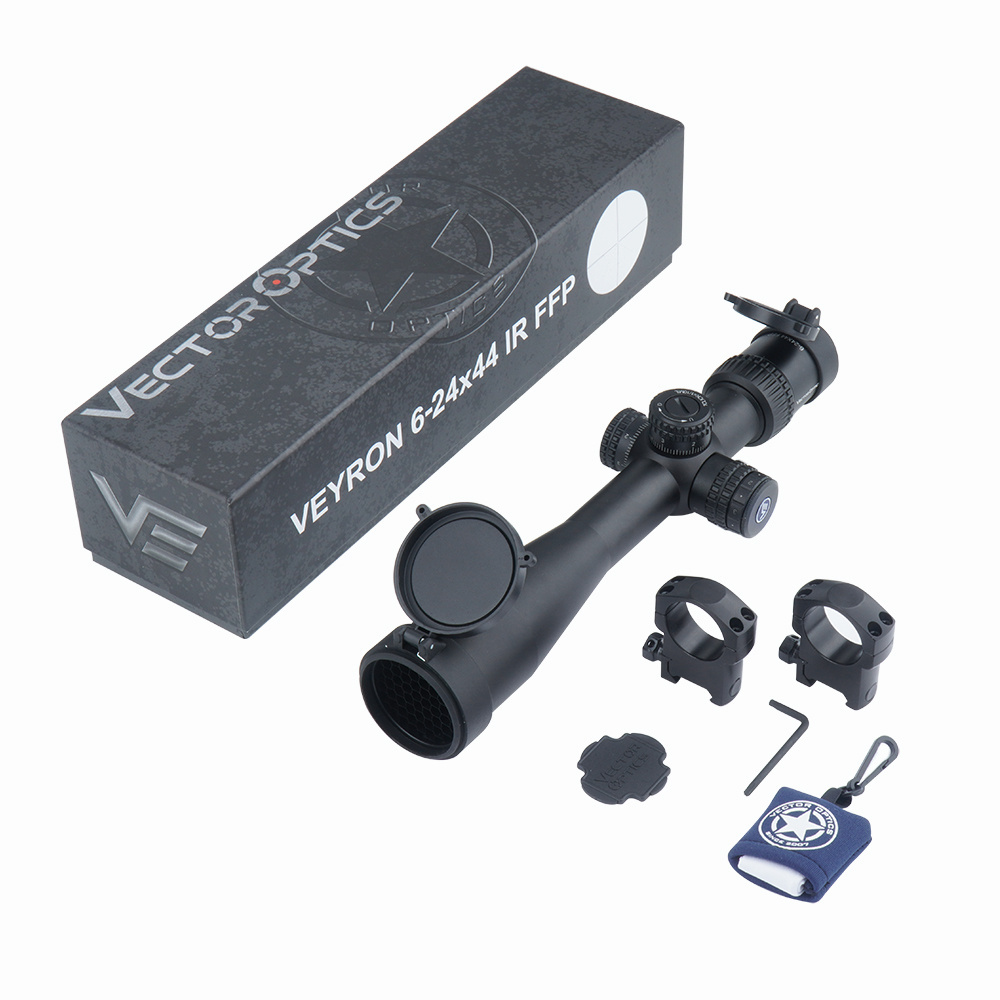 Vector Optics - Luneta celownicza Veyron 6-24x44 - Podświetlany punkt celowniczy - 30 mm - First Focal Plane - Vector Optics zdjęcie 4